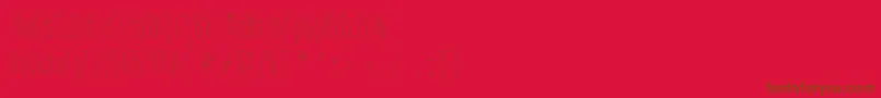 Hsfskinnytowers Font – Brown Fonts on Red Background