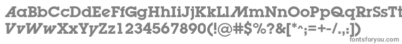 LugabookadcBold Font – Gray Fonts