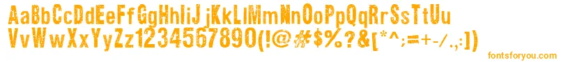 TextureRoad Font – Orange Fonts