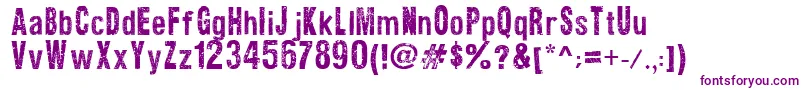 TextureRoad Font – Purple Fonts