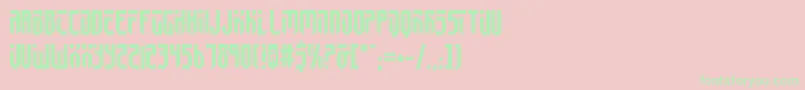 FedyralIi Font – Green Fonts on Pink Background