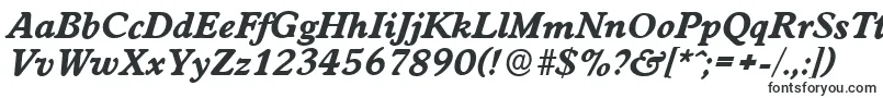 Шрифт WorcesterserialXboldItalic – шрифты для табличек и знаков