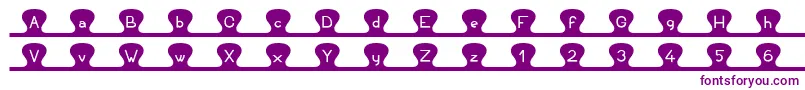Unzipme Font – Purple Fonts on White Background
