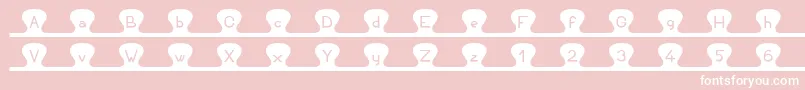 Unzipme Font – White Fonts on Pink Background