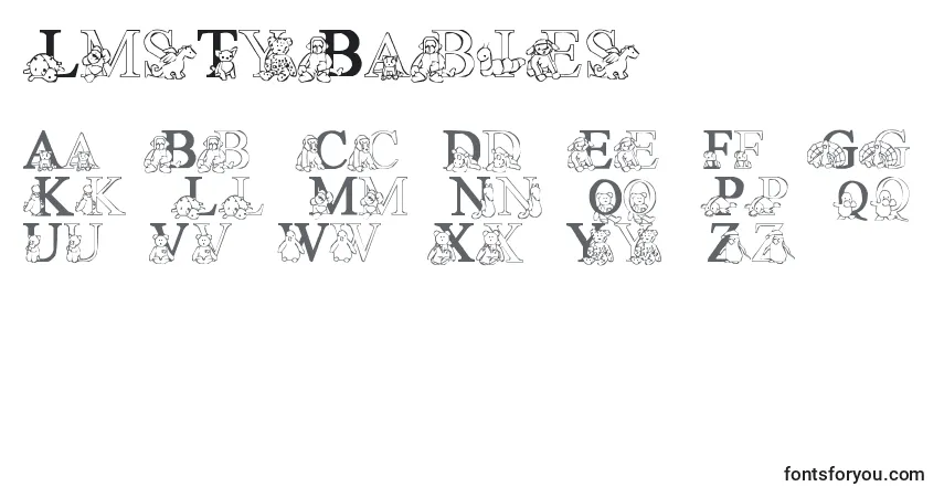LmsTyBabies Font – alphabet, numbers, special characters