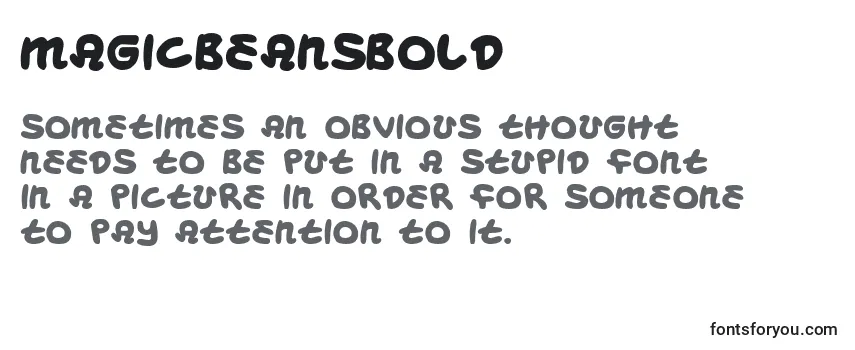 MagicBeansBold-fontti