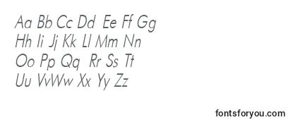 FuturaNarrowItalic Font