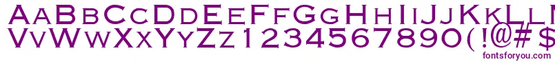 CuproDisplayCapsSsi Font – Purple Fonts on White Background