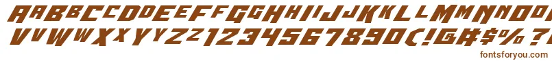 Шрифт Wbv4e – коричневые шрифты на белом фоне