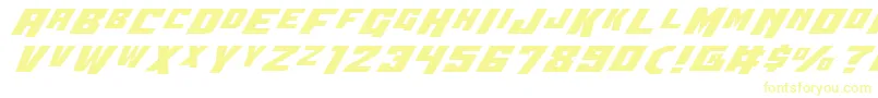 Шрифт Wbv4e – жёлтые шрифты