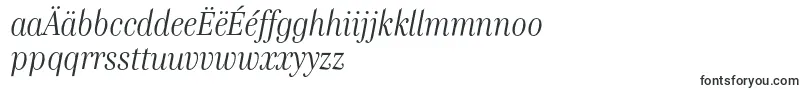 GenreItalic-Schriftart – mazedonische Schriften