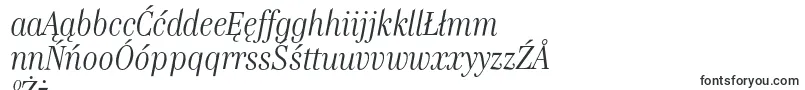 GenreItalic-Schriftart – polnische Schriften