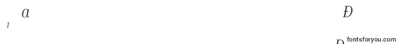 GenreItalic-Schriftart – kirgisische Schriften