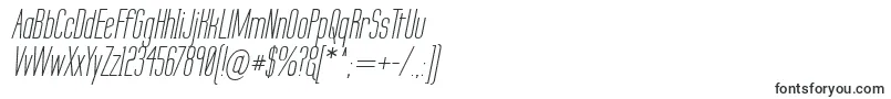 LabtopSecundoItalic-fontti – Televisioon tarkoitetut fontit