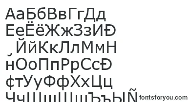 MsReferenceSansSerif font – russian Fonts