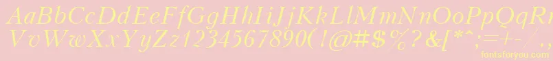 Más sobre la fuente KudrashovcttItalic fuente KudrashovcttItalic – Fuentes Amarillas Sobre Fondo Rosa