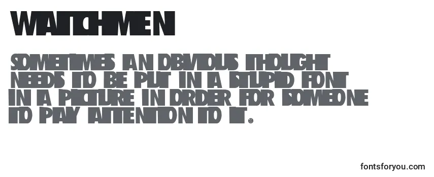 Watchmen Font