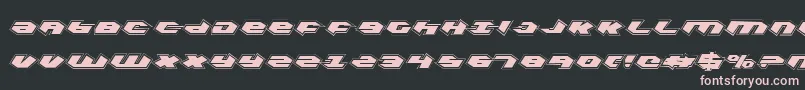 Kubrickpc Font – Pink Fonts on Black Background