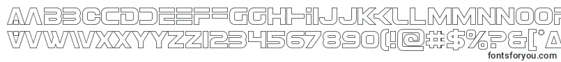 Eurofighterout-Schriftart – High-Tech-Schriften