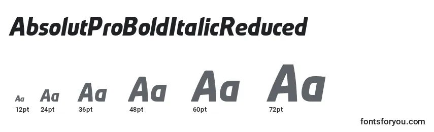 AbsolutProBoldItalicReduced Font Sizes