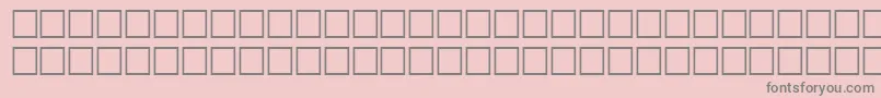 FlandersitalRegular Font – Gray Fonts on Pink Background