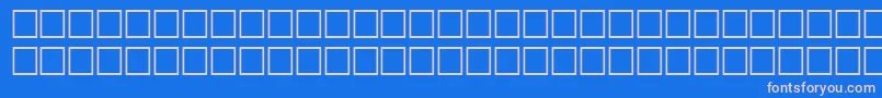 fuente FlandersitalRegular – Fuentes Rosadas Sobre Fondo Azul
