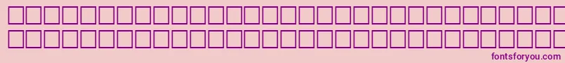 FlandersitalRegular Font – Purple Fonts on Pink Background