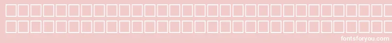 FlandersitalRegular Font – White Fonts on Pink Background