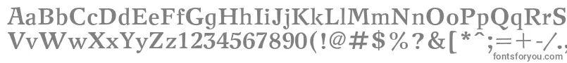 フォントNewjournalcBold – 白い背景に灰色の文字