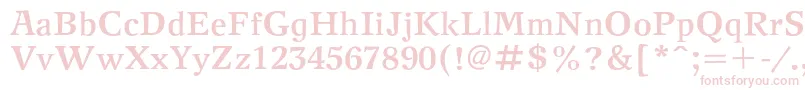 NewjournalcBold Font – Pink Fonts on White Background