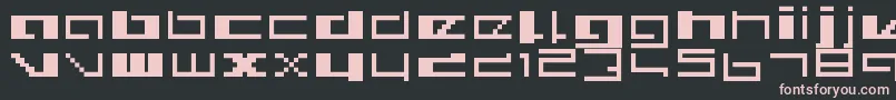 Royalsimp Font – Pink Fonts on Black Background