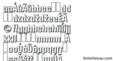 DiamanteshadowBold font – slovak Fonts