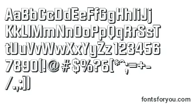 DiamanteshadowBold font – bitmap Fonts
