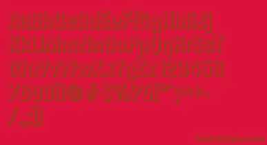 DiamanteshadowBold font – Brown Fonts On Red Background