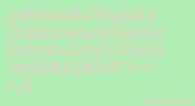 DiamanteshadowBold font – Pink Fonts On Green Background