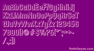 DiamanteshadowBold font – Pink Fonts On Purple Background