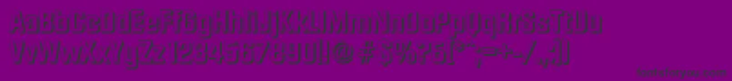 DiamanteshadowBold Font – Black Fonts on Purple Background