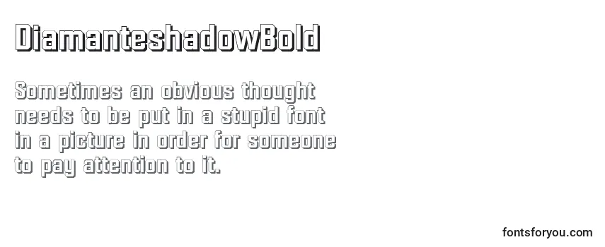 DiamanteshadowBold Font