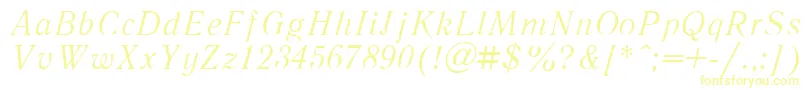 LiteraturnayaItalic.001.001 Font – Yellow Fonts