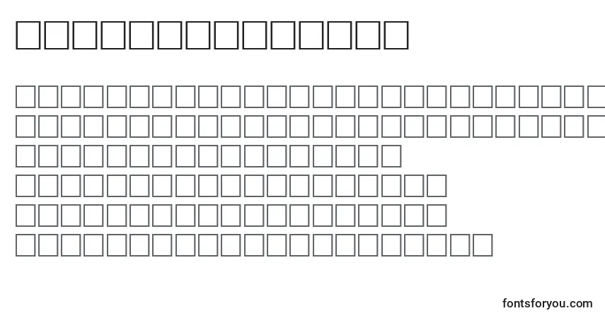 InquiryRegular-fontti – aakkoset, numerot, erikoismerkit