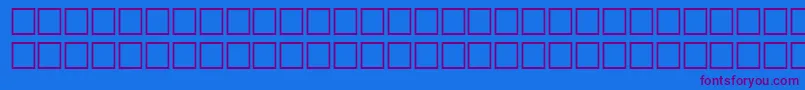 Шрифт InquiryRegular – фиолетовые шрифты на синем фоне
