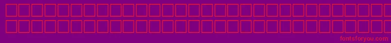 fuente InquiryRegular – Fuentes Rojas Sobre Fondo Morado