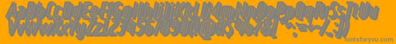 RulerVolumeBlack Font – Gray Fonts on Orange Background