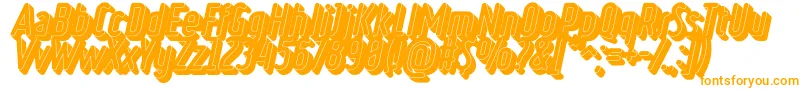 RulerVolumeBlack Font – Orange Fonts on White Background