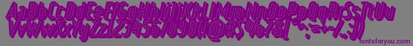 RulerVolumeBlack Font – Purple Fonts on Gray Background