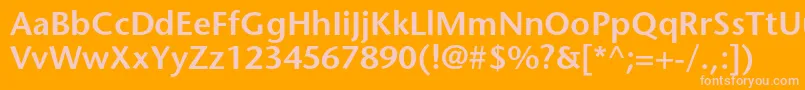 Подробнее о шрифте StonesansstdSemibold Шрифт StonesansstdSemibold – розовые шрифты на оранжевом фоне
