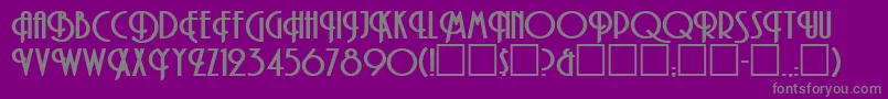 Więcej informacji o czcionce AllenbRegular Czcionka AllenbRegular – szare czcionki na fioletowym tle