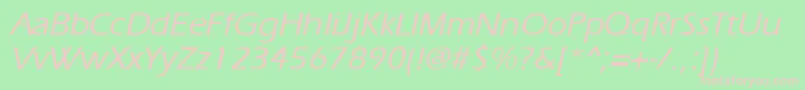 More about ErgoemediumItalic Font ErgoemediumItalic Font – Pink Fonts on Green Background
