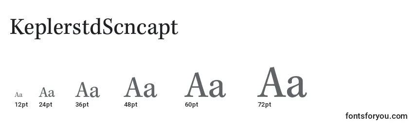 Размеры шрифта KeplerstdScncapt