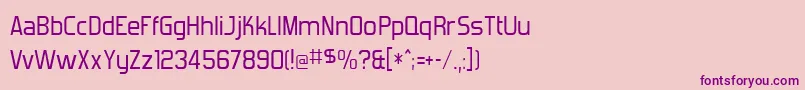 Forgotte Font – Purple Fonts on Pink Background
